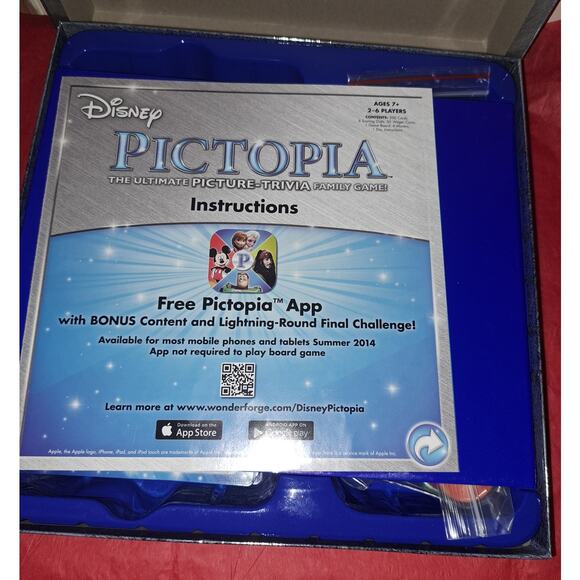 Pictopia Disney Edition Picture Trivia Board Game - Picture 3 of 5
